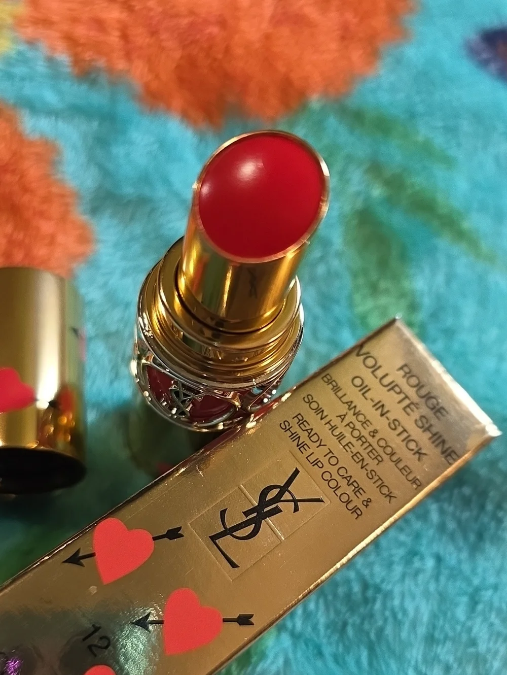 Yves Saint Laurent YSL Rouge Volupté Oil In Stick Lip Colour 12 Coral Dolman NIB